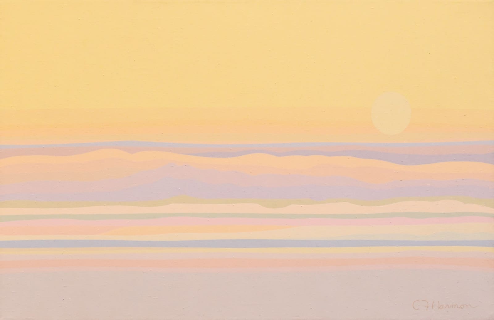 oil painting by Cliff Harmon
