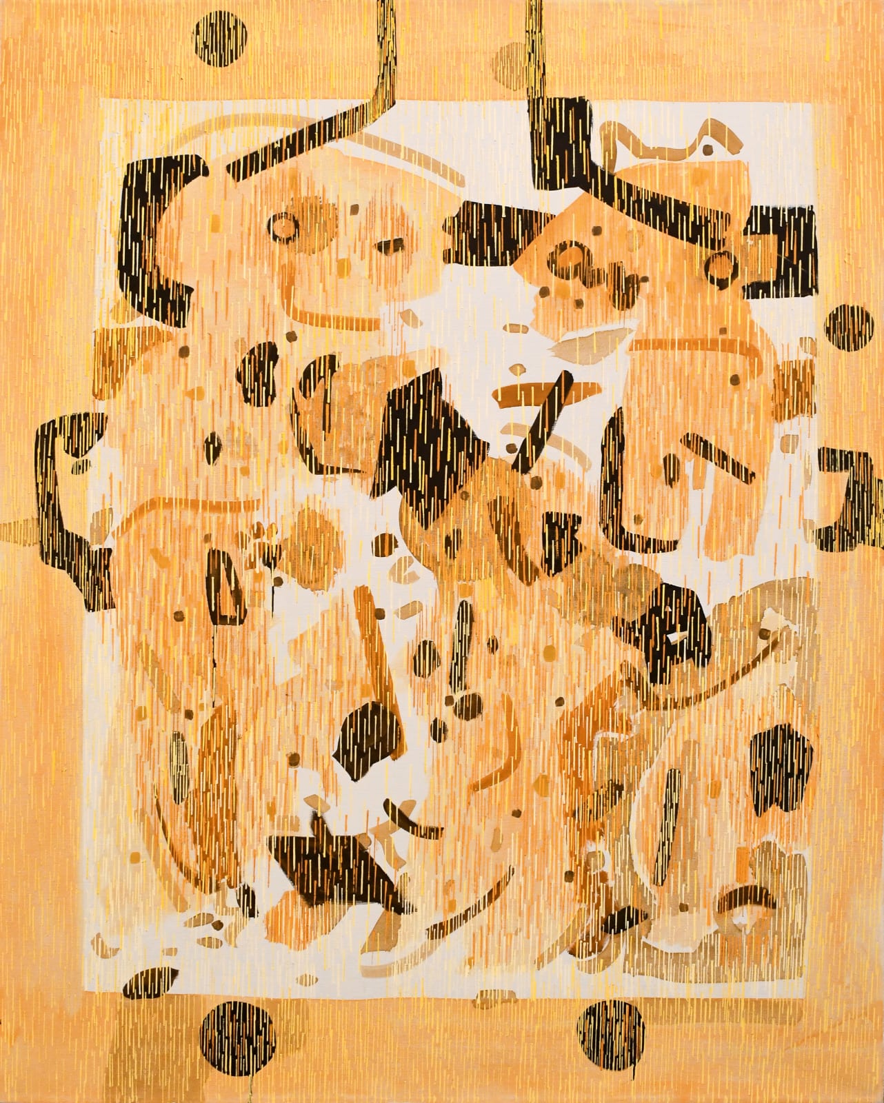 abstract oil painting by Lee Mullican
