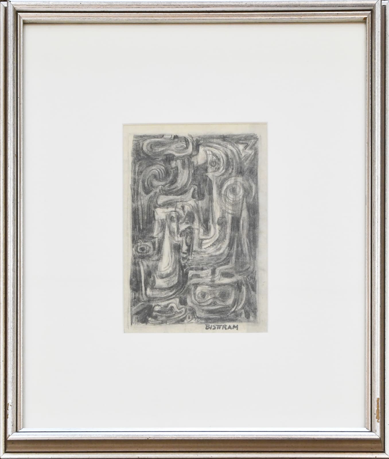 abstract drawing by Emil Bisttram