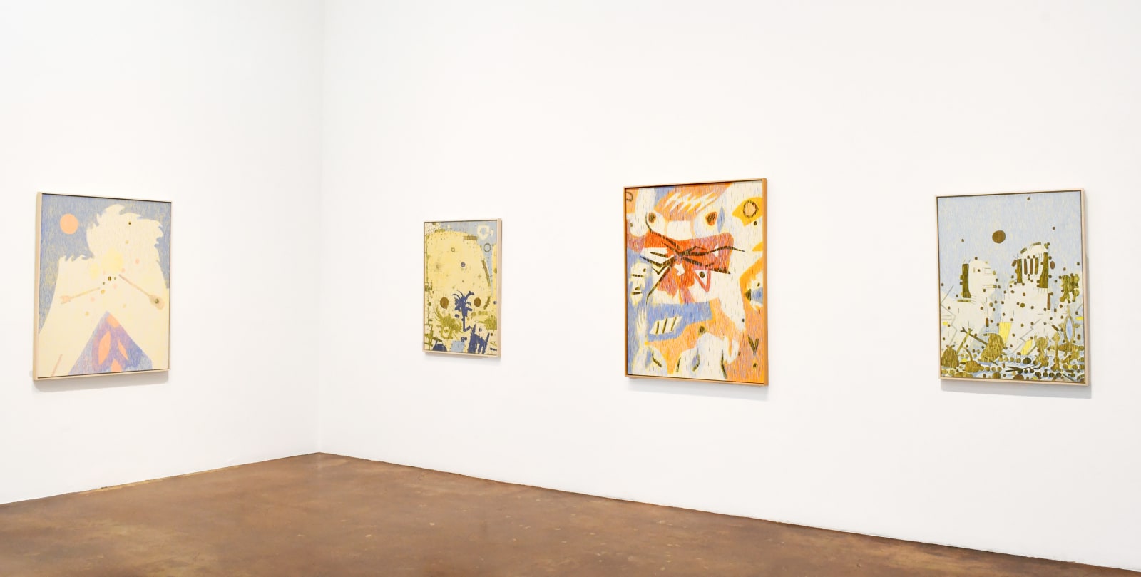 Lee Mullican, Wounded (LM708), 1958