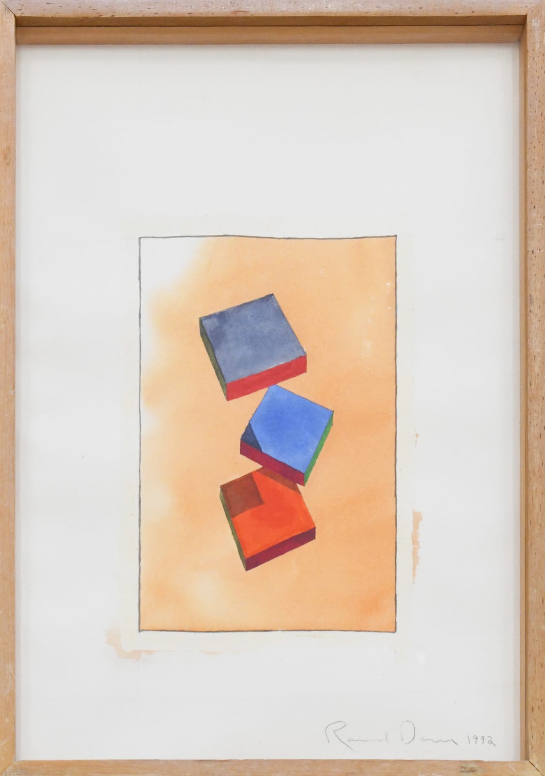 Ronald Davis, Untitled Watercolor, 1992