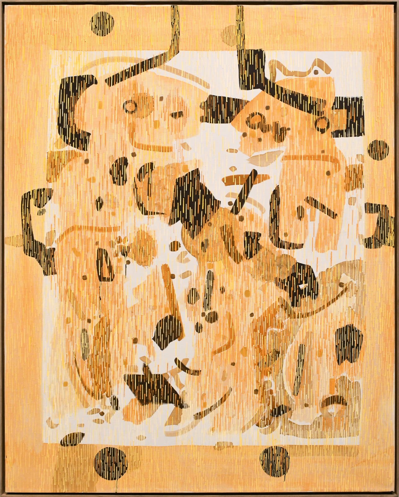 abstract oil painting by Lee Mullican