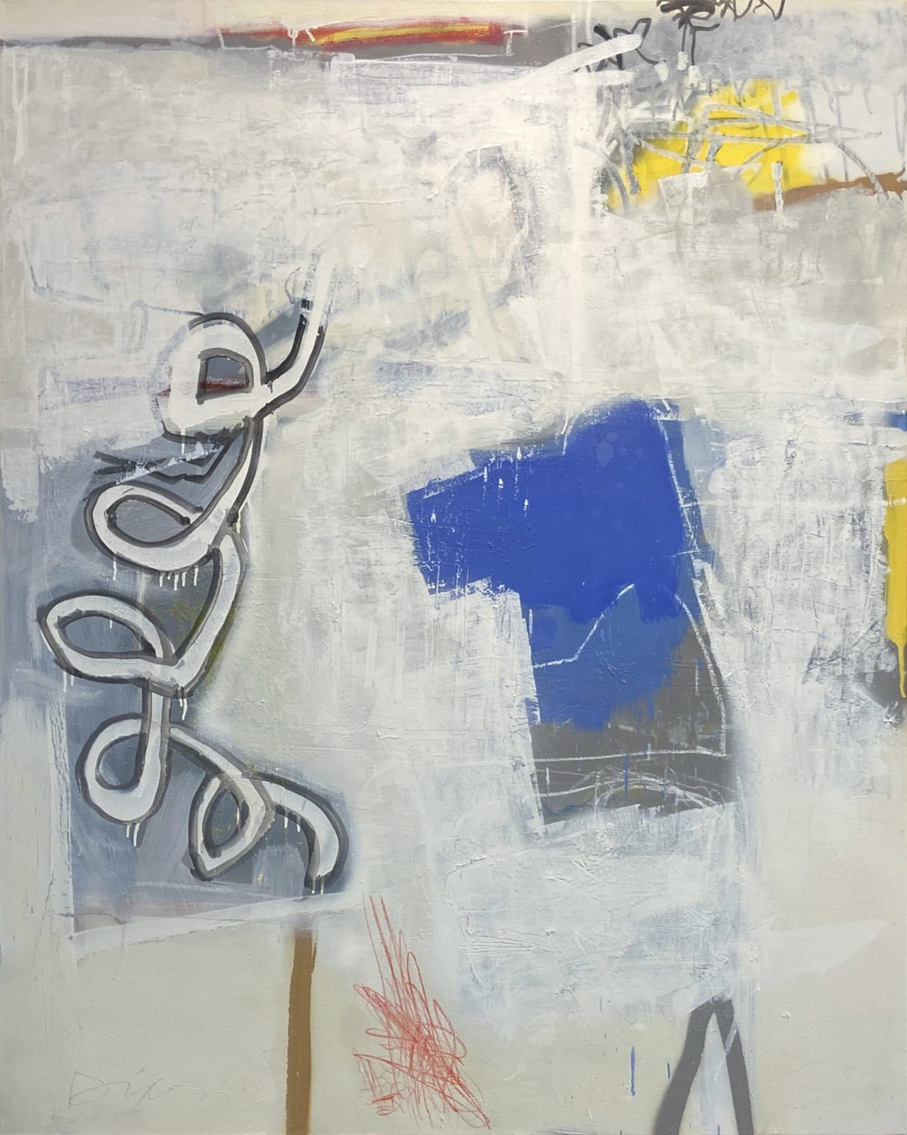 abstract oil painting by Tom Dixon