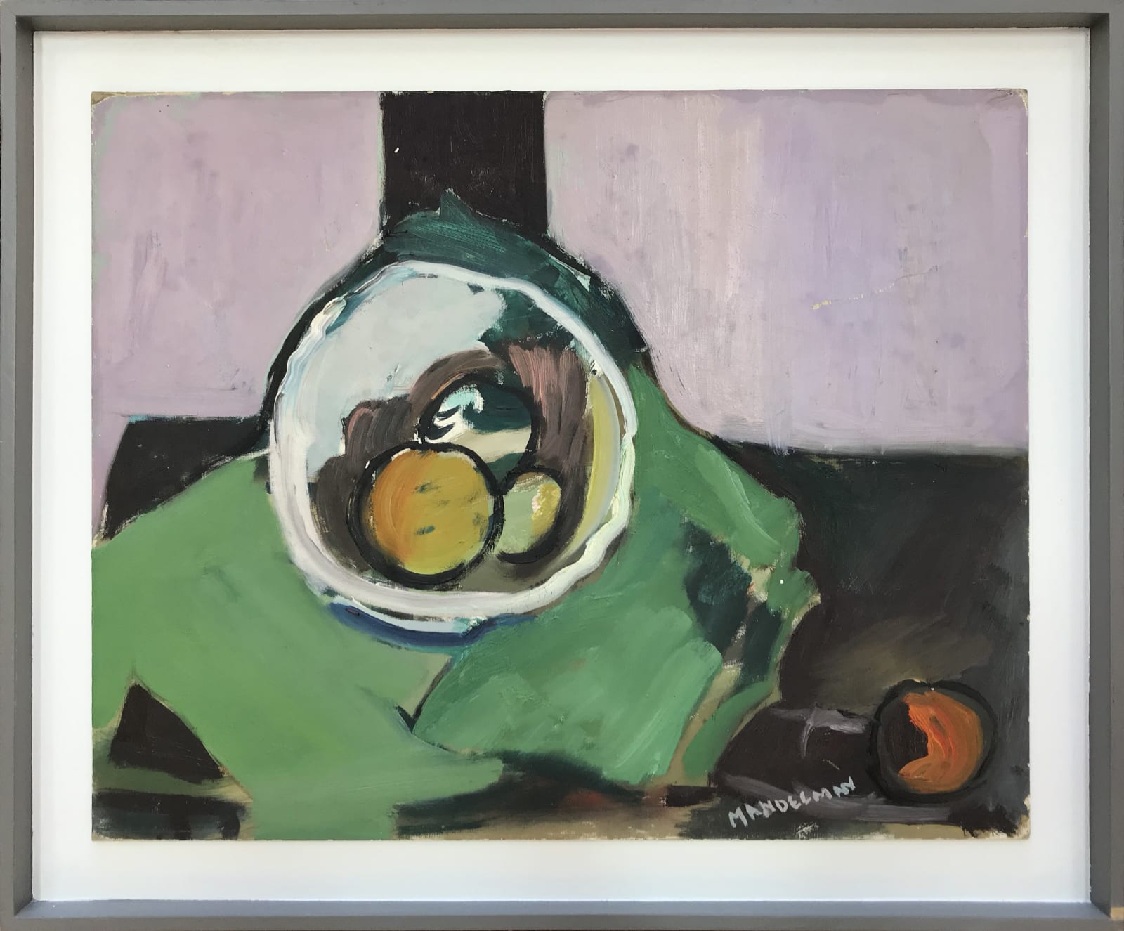 Beatrice Mandelman, Still Life with White Bowl (40-SL06), ca. 1945