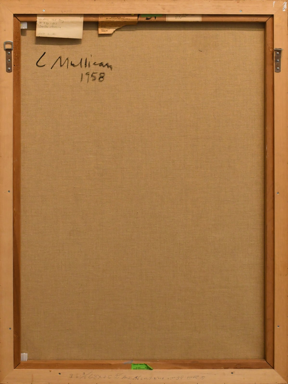abstract oil painting by Lee Mullican