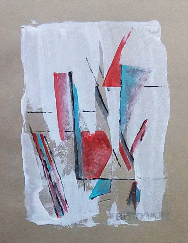Emil Bisttram, Transcendental Red & White, 1944