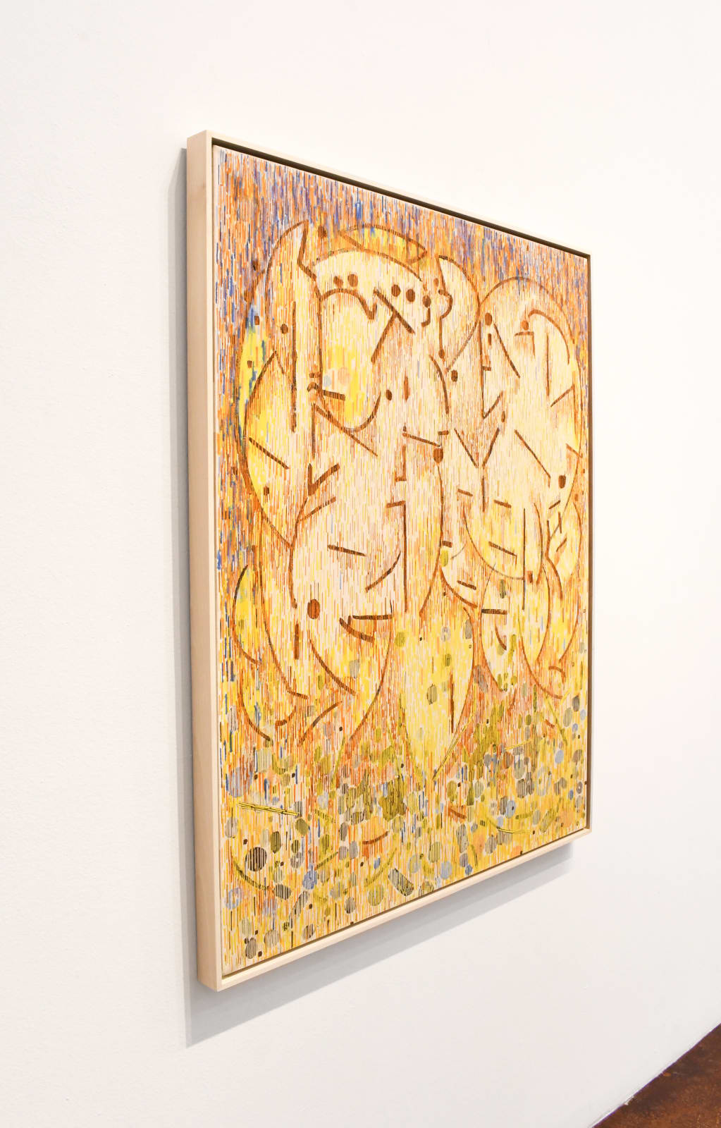 abstract oil painting by Lee Mullican