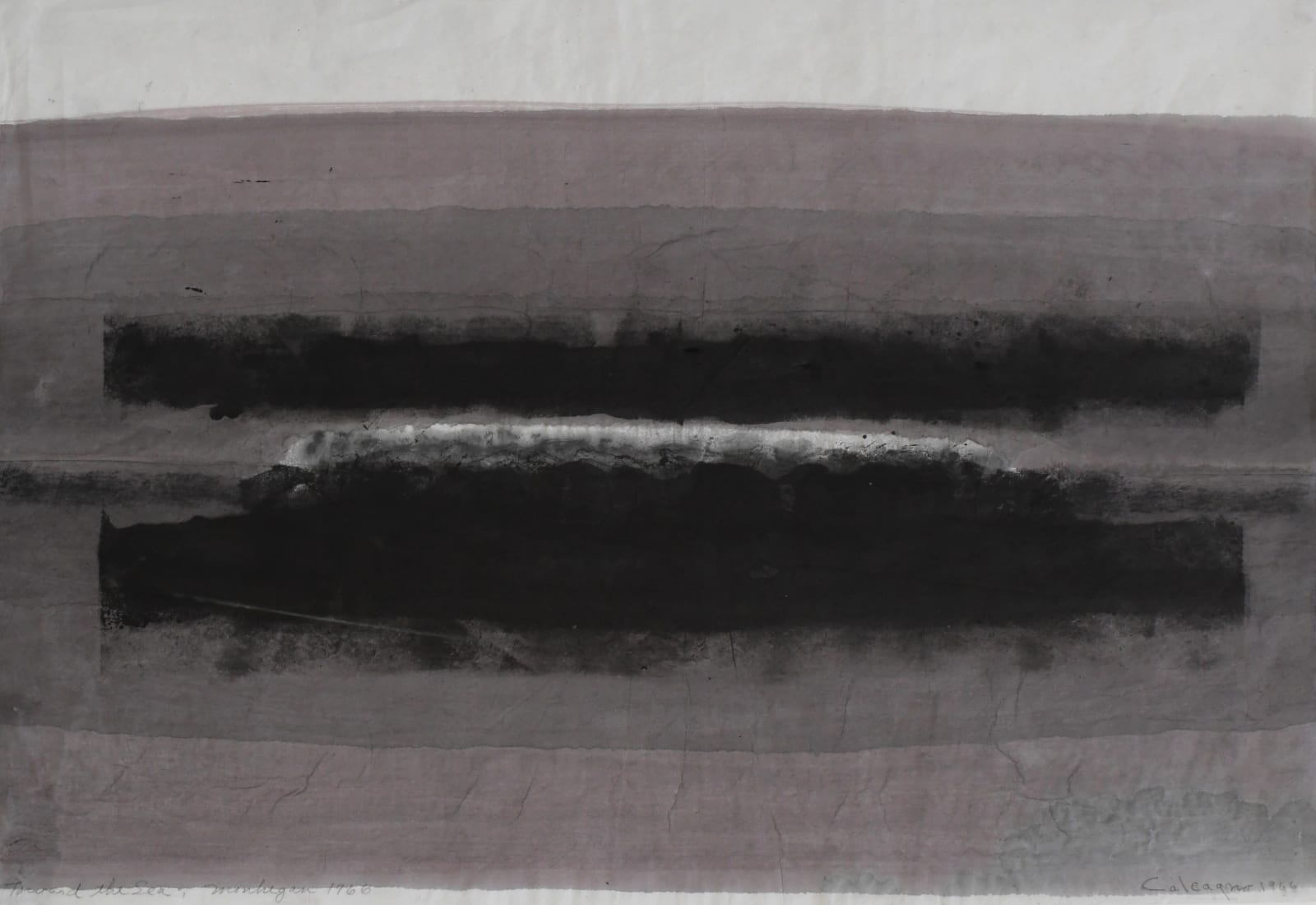 Lawrence Calcagno, Toward the Sea , 1966