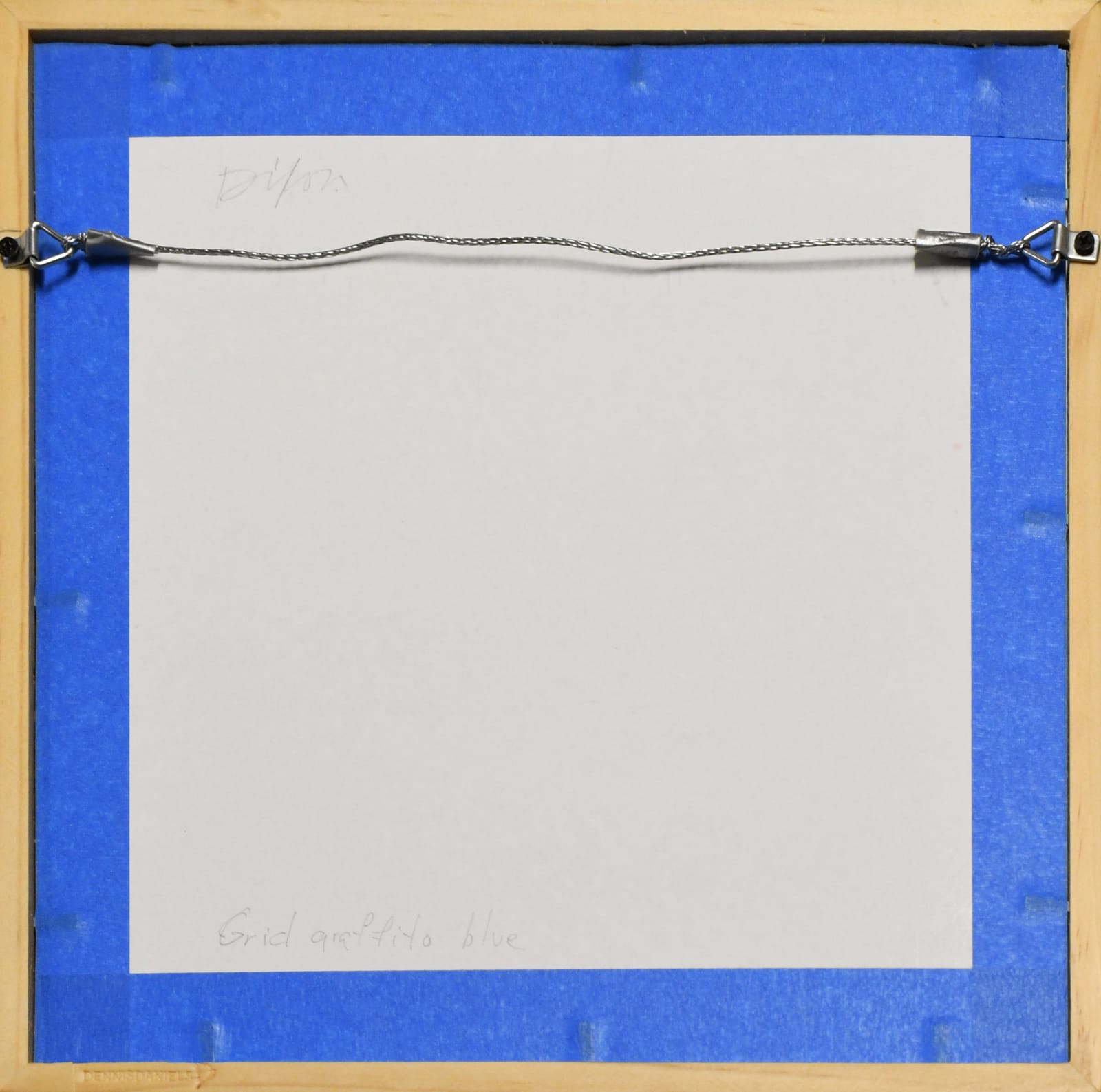 Tom Dixon, grid graffito blue, 2024