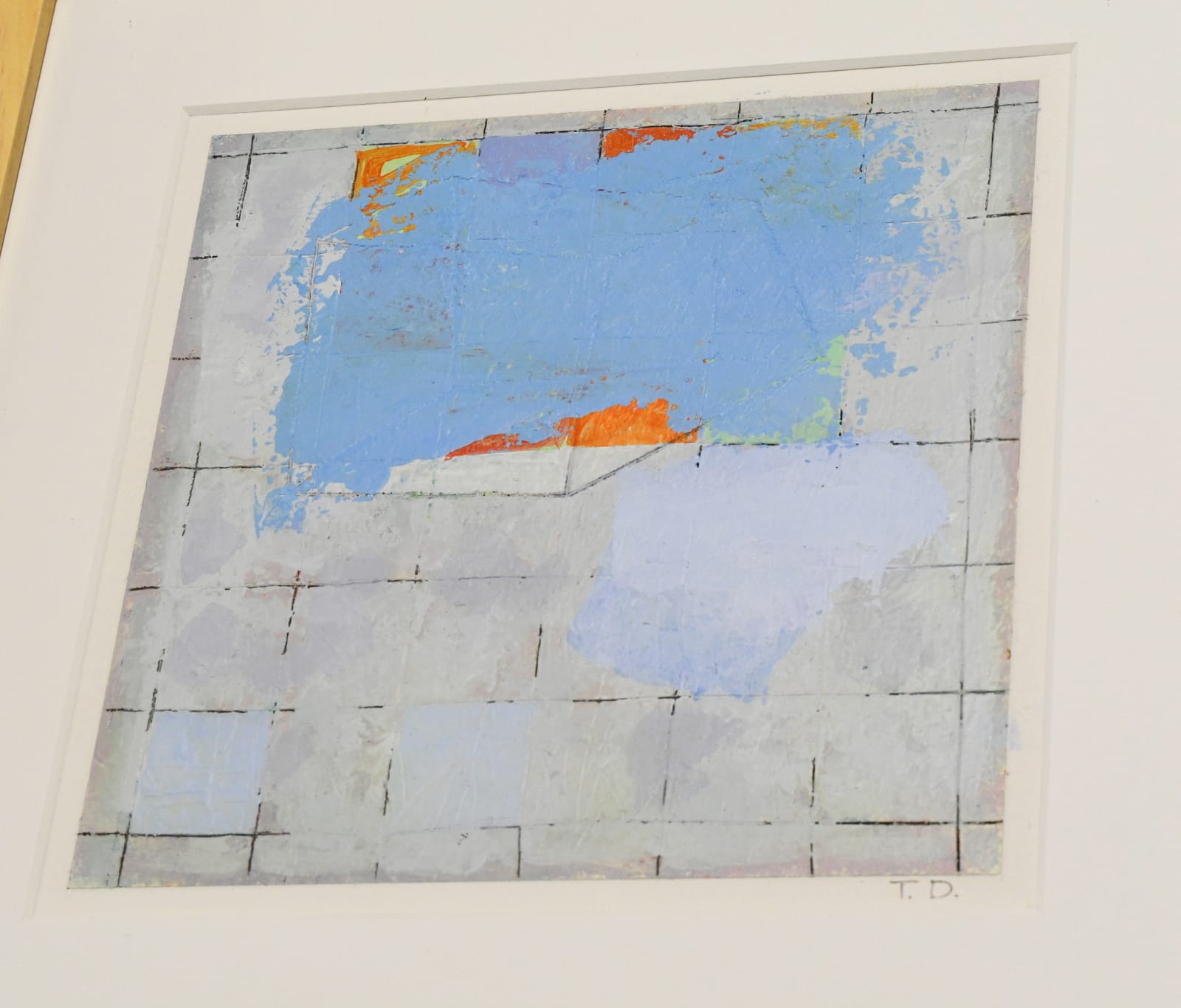 Tom Dixon, grid graffito blue, 2024