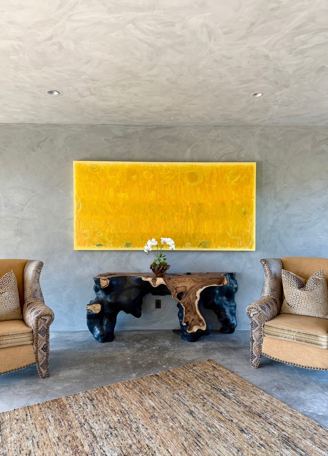 abstract painting by Lawrence Calcagno