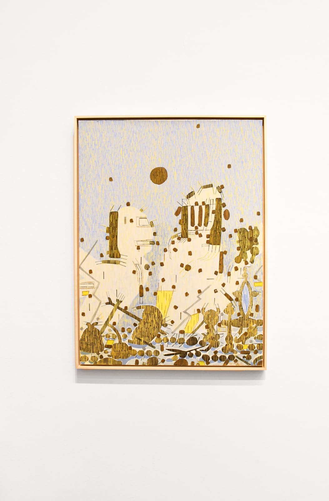 abstract oil painting by Lee Mullican