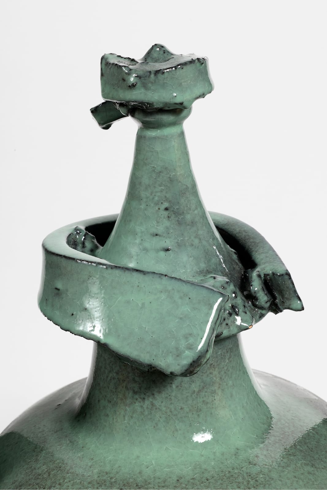 Giuseppe Ducrot, Untitled (Pair of Celadon Amphorae III), 2025