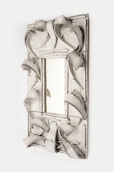 Giuseppe Ducrot, Large White Mirror, 2022