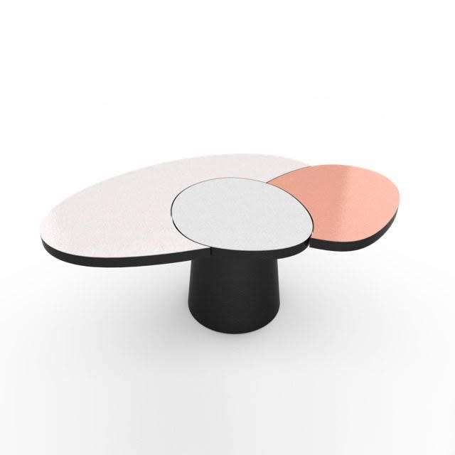 Emmanuel Babled, Etnastone Side Table A, 2015