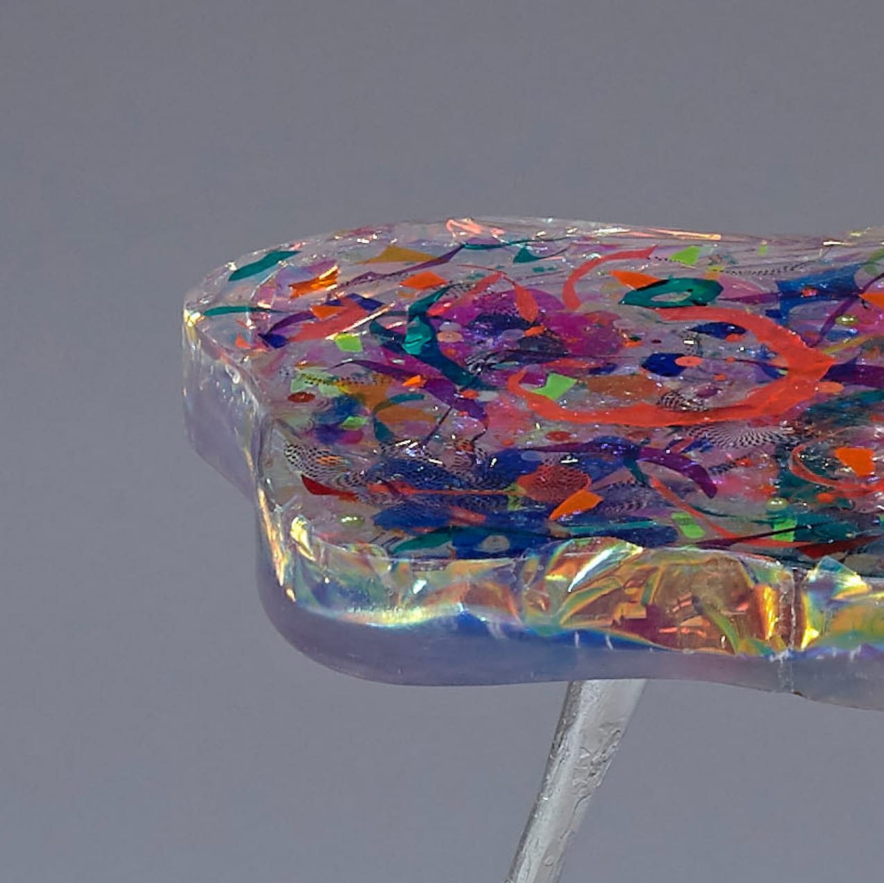 Hélène de Saint Lager, Puzzle Argent Side Tables, 2019