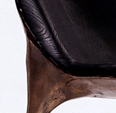 Valentin Loellmann, Brass Black Chair, 2019