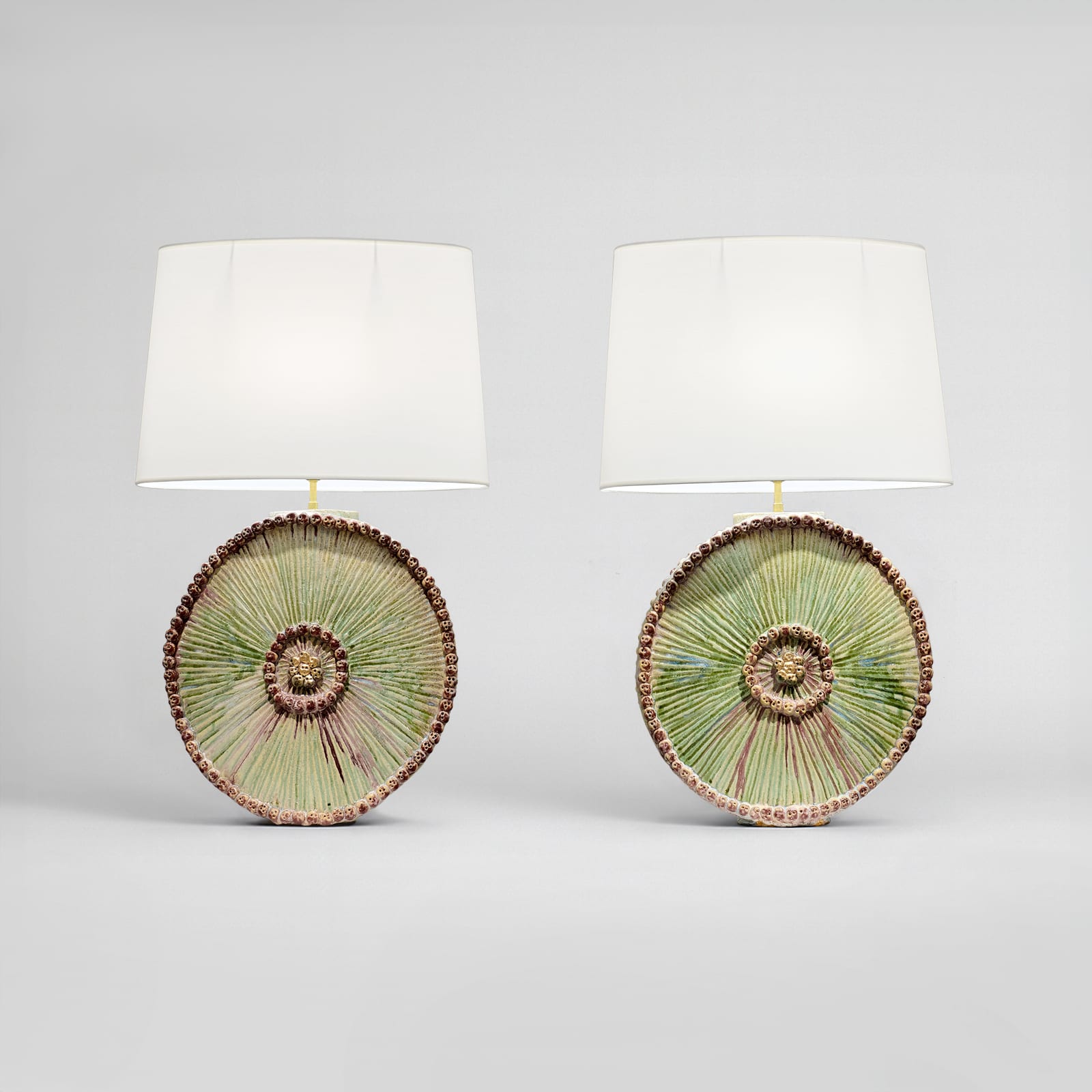 Géraldine Cornette de Saint Cyr, Pair of Solaris Lamps, 2025