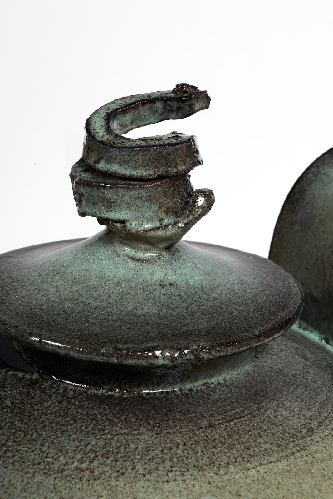 Giuseppe Ducrot, Untitled (Celadon Amphora Round XL), 2025