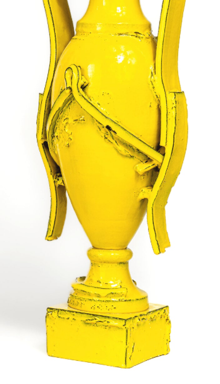 Giuseppe Ducrot, Pair of Yellow Amphorae, 2022