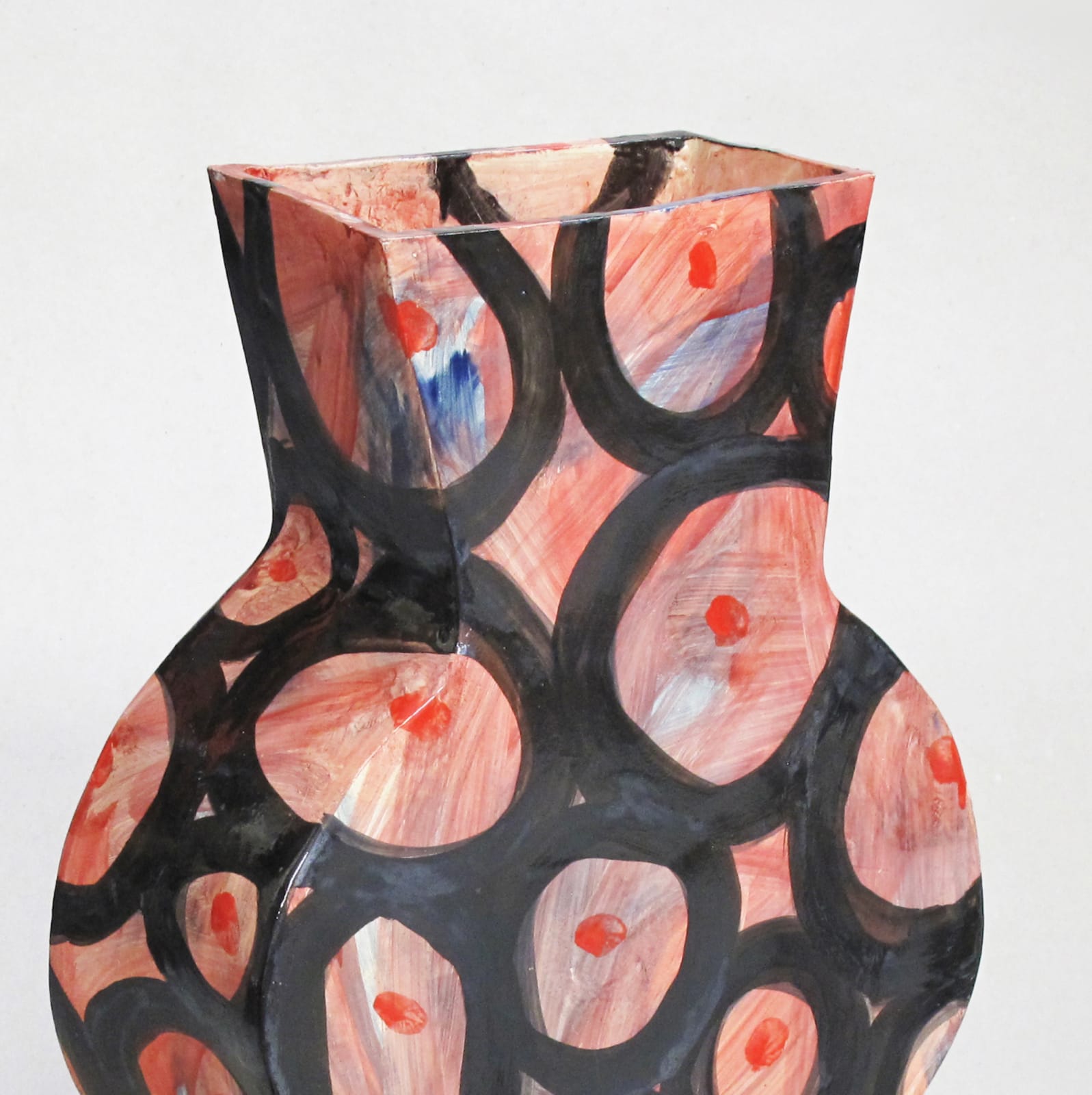 Alice Gavalet, Untitled (Red & Black Vase), 2015
