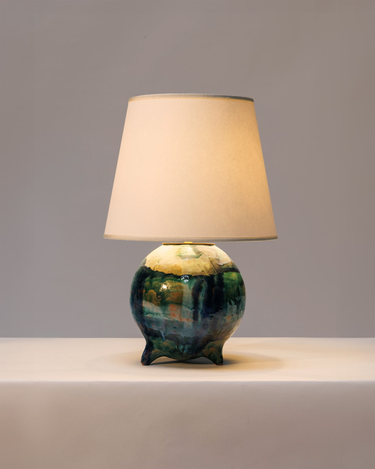 Alice Gavalet, Untitled (Blue Round Lamp), 2024