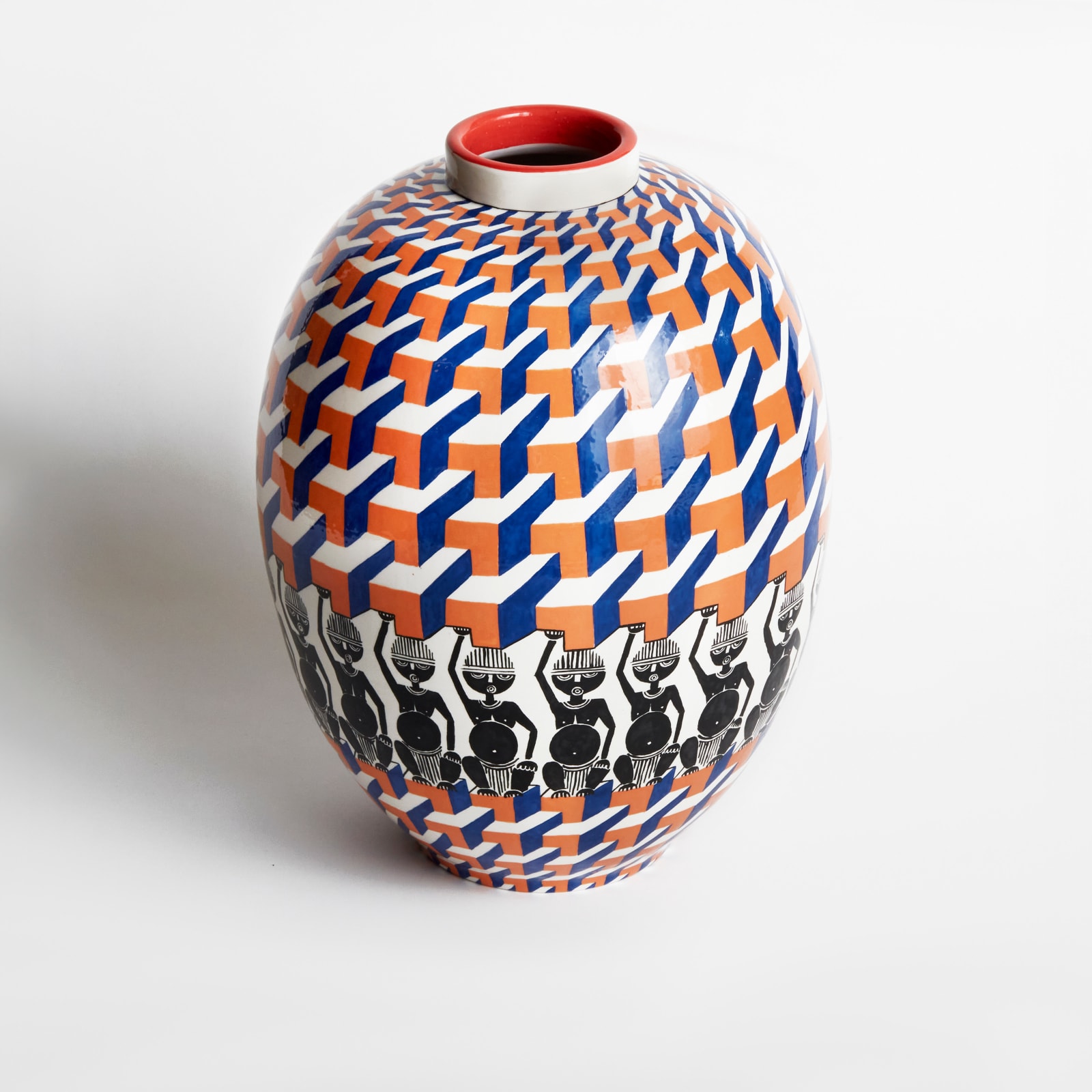 Victor Fotso Nyie, Vase Pilastro, 2021