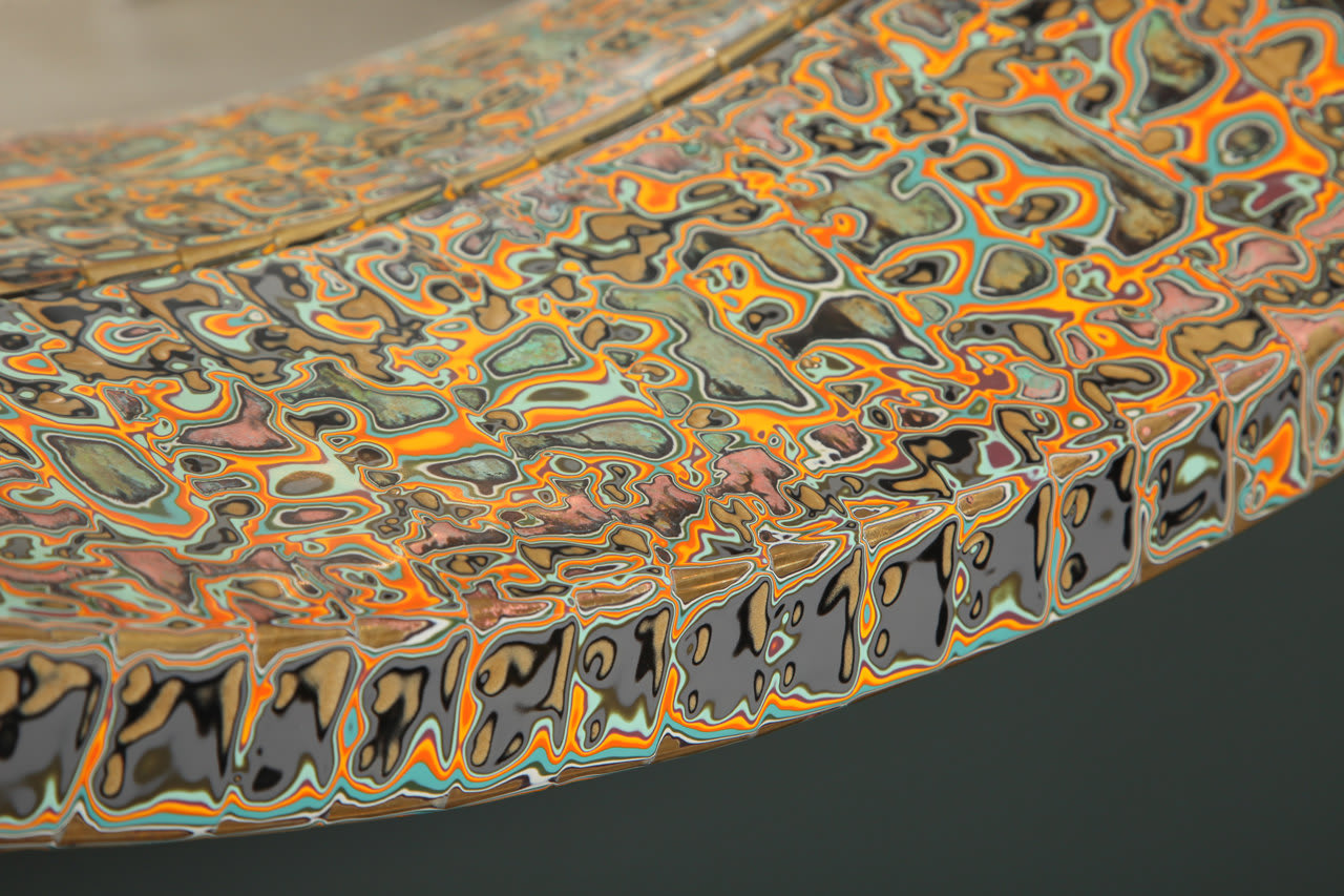 Roland Mellan, Narcisse Copper Mirror, 2012