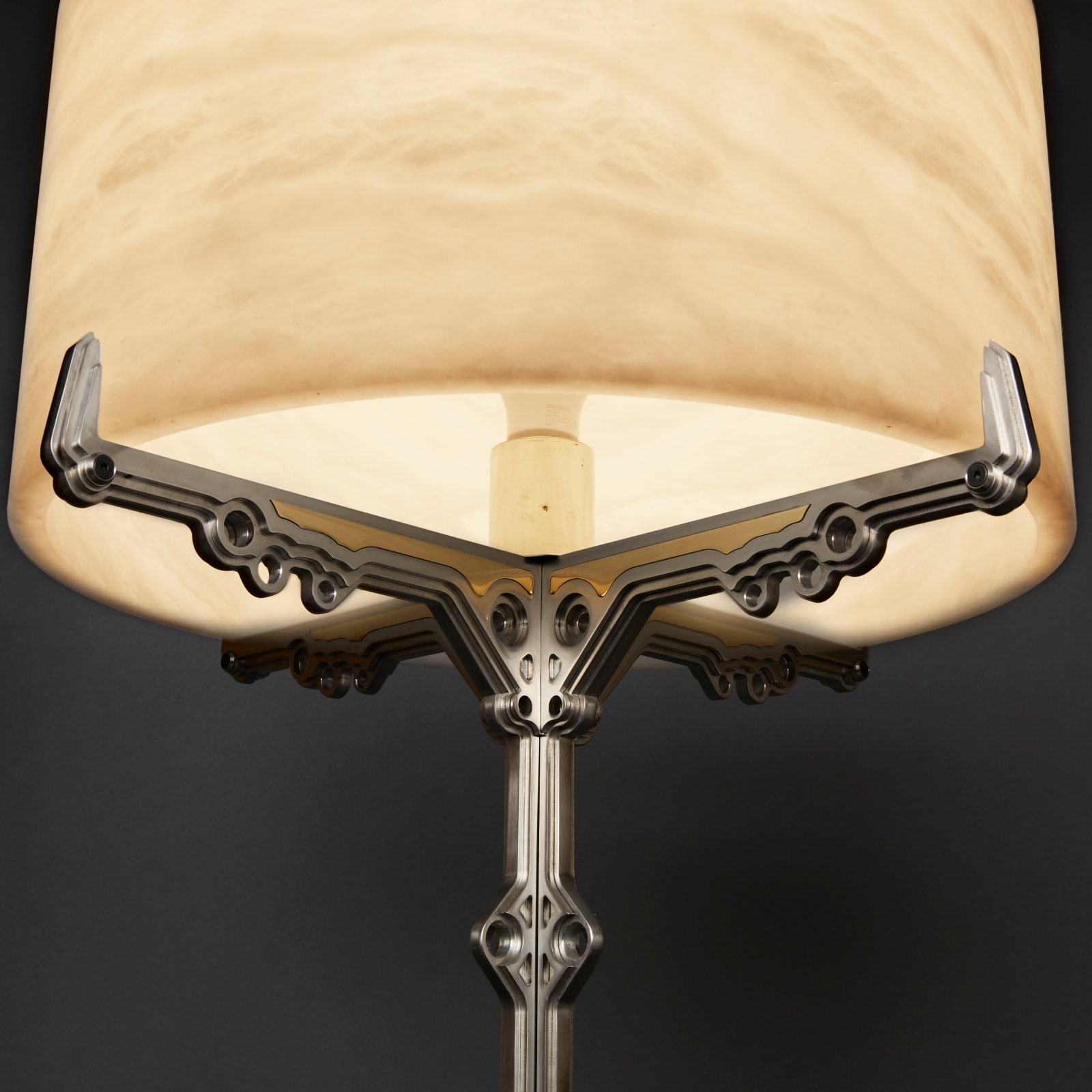 Erwan Boulloud, Alabaster Floor Lamp, 2024