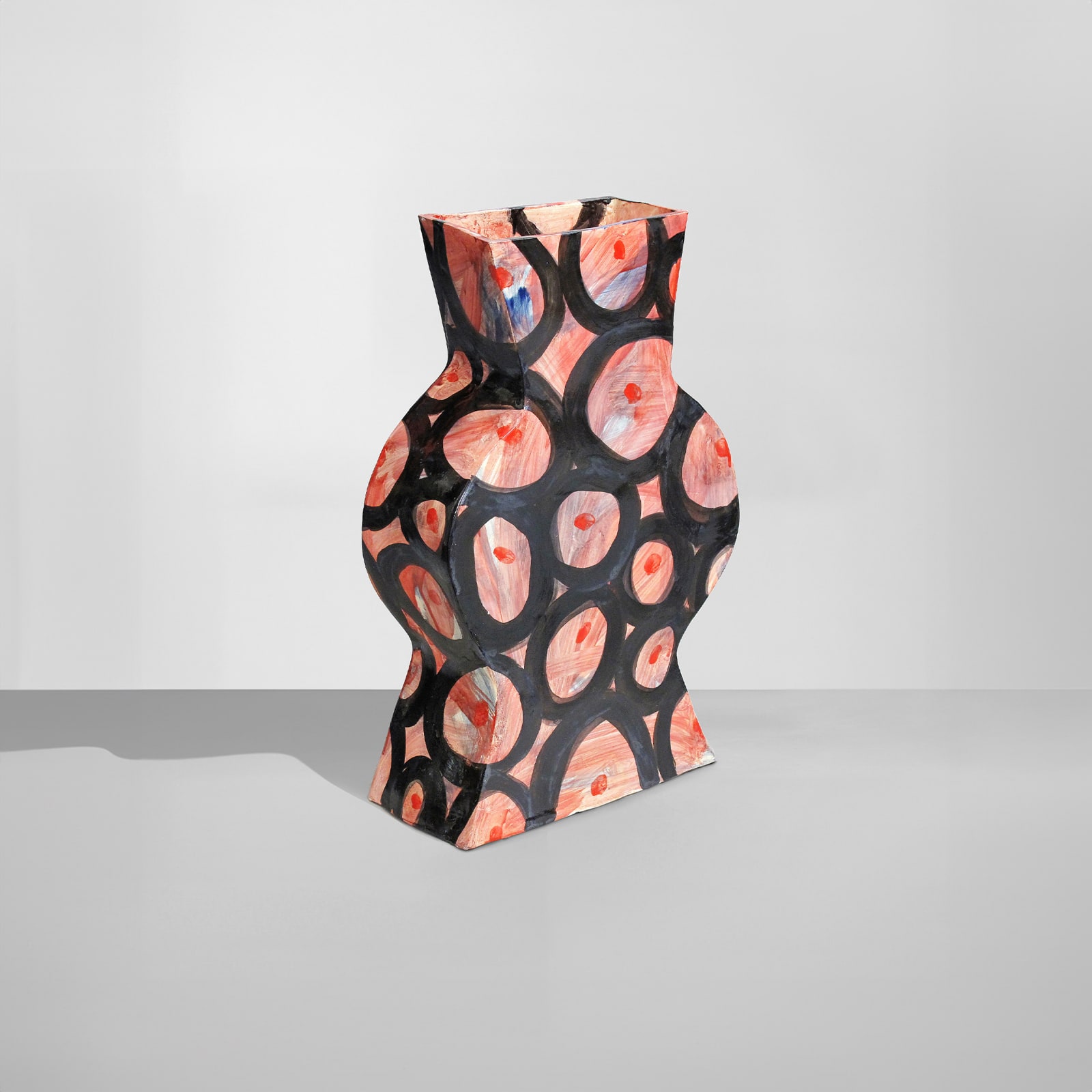 Alice Gavalet, Untitled (Red & Black Vase), 2015