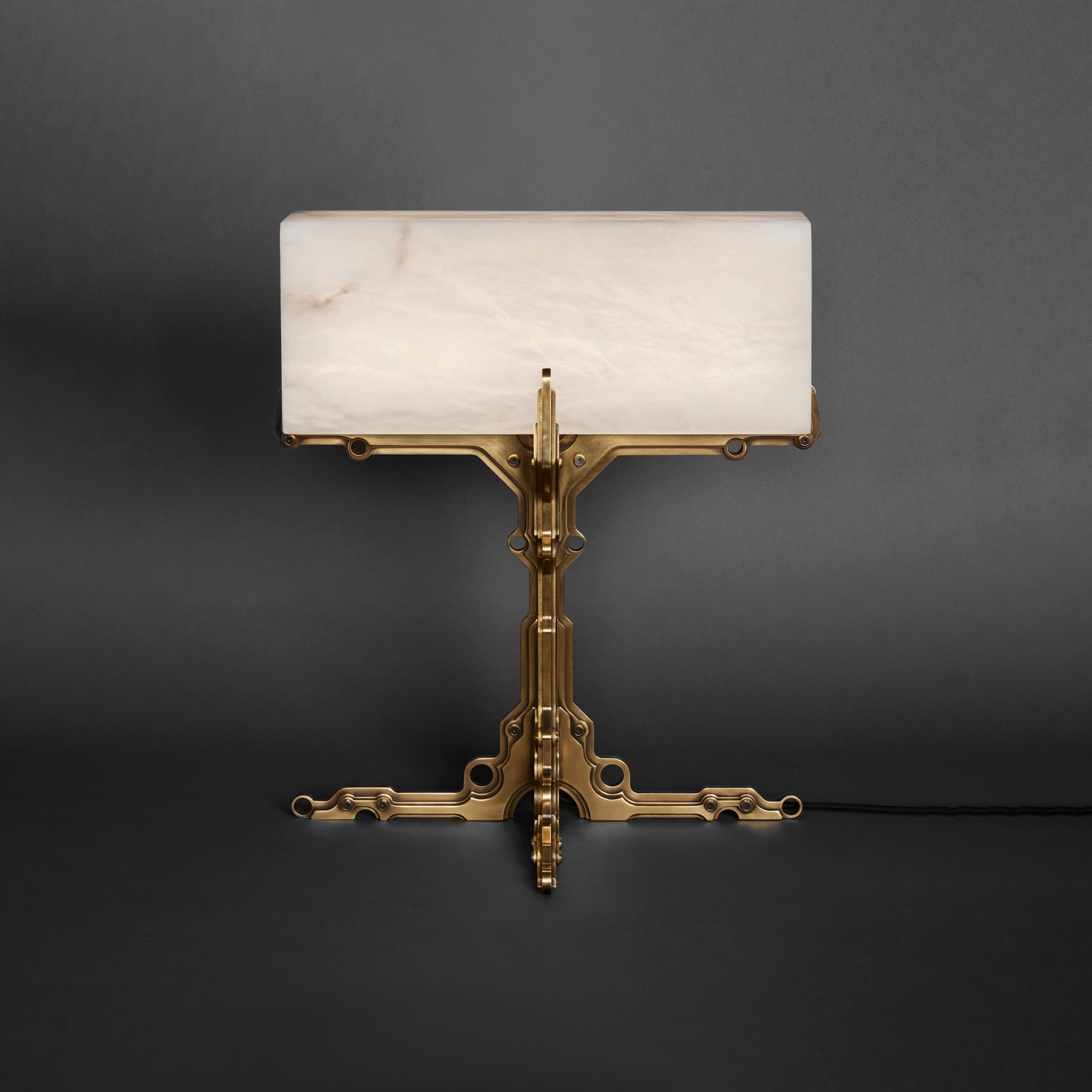 Erwan Boulloud, Alabaster Table Lamp, 2024