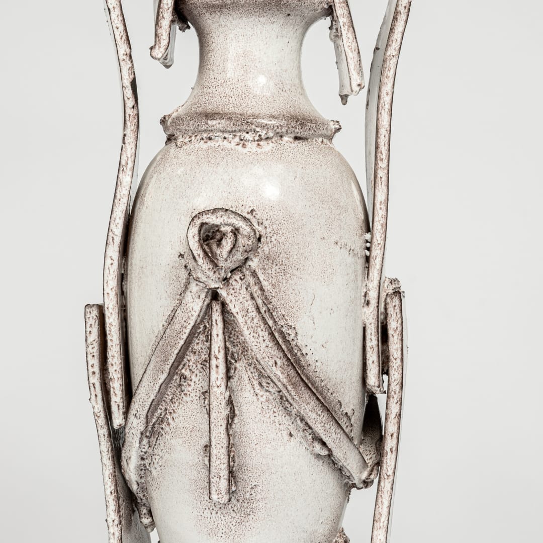 Giuseppe Ducrot, Pair of White Amphorae, 2022