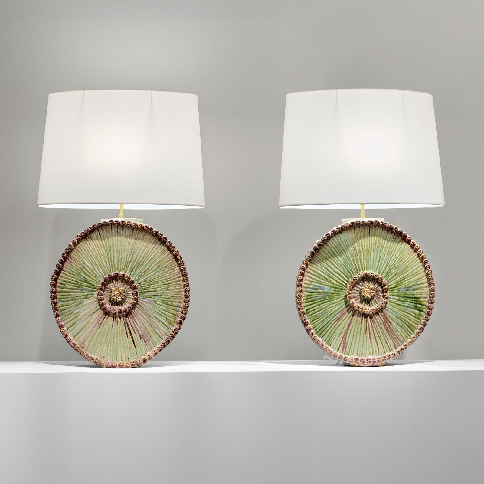 Géraldine Cornette de Saint Cyr, Pair of Solaris Lamps, 2025