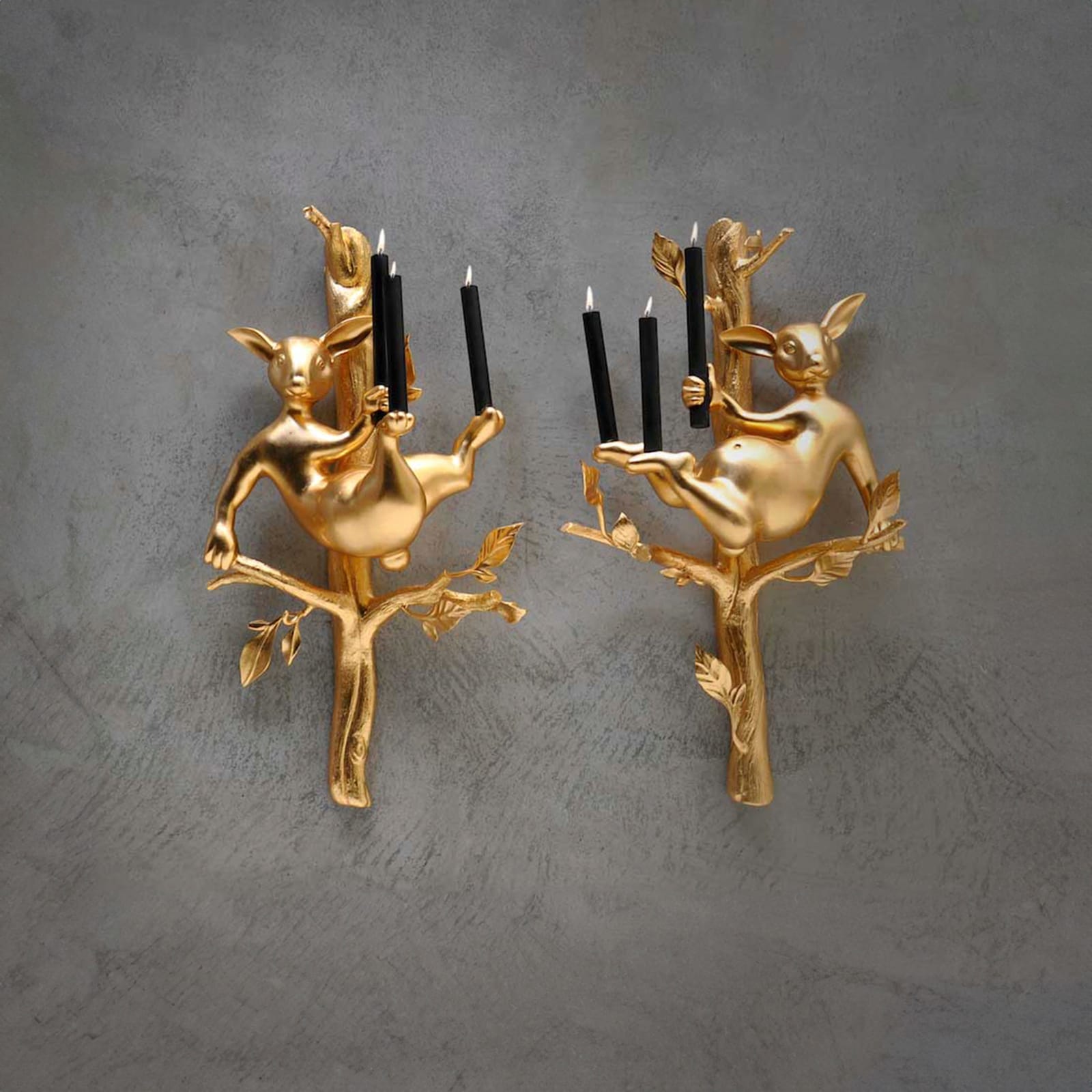 Hubert Le Gall, Odilon Gold Sconce, 2016