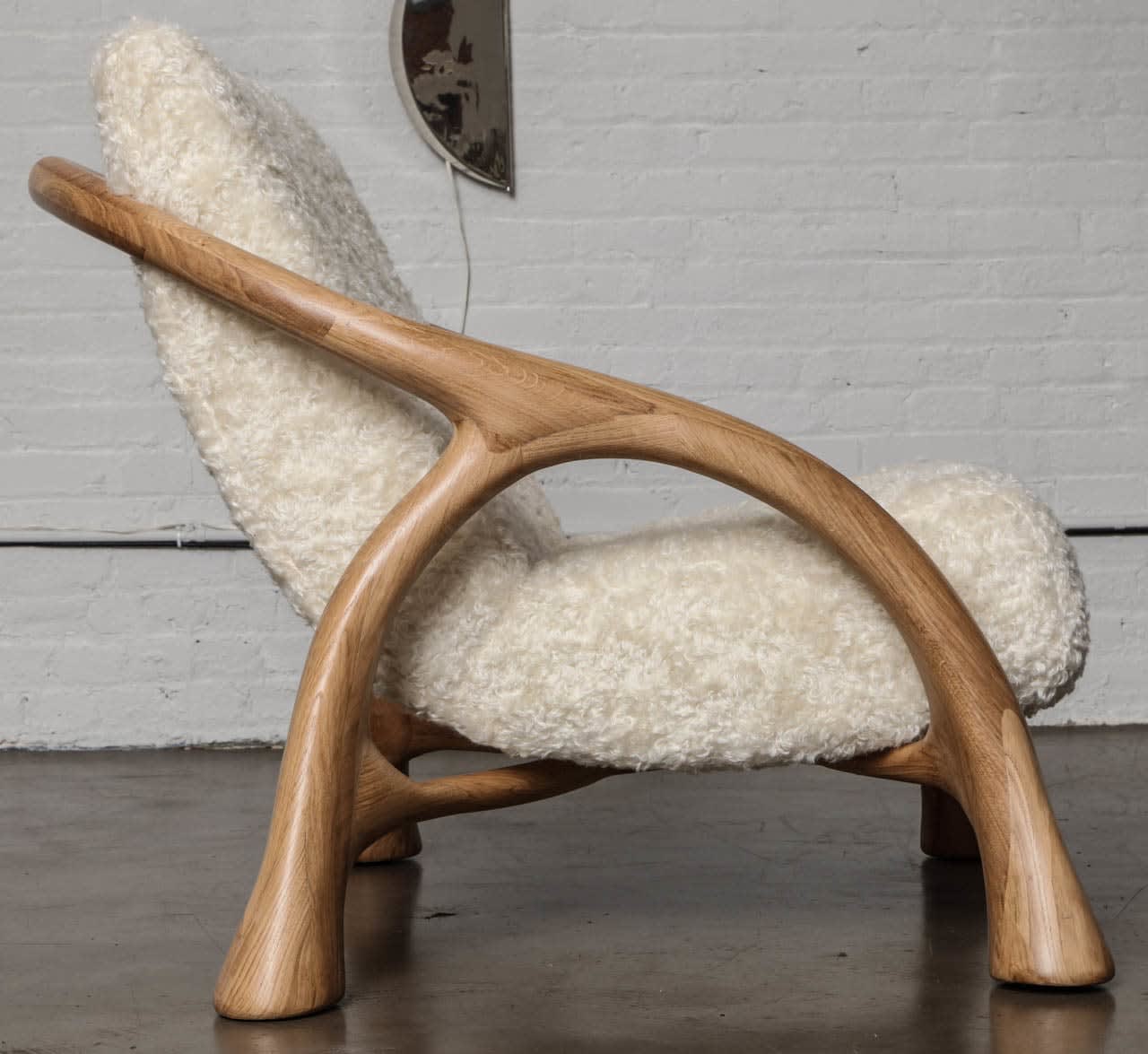 Saccomanno-Dayot, Yaka Oak Chair and Ottoman, 2023