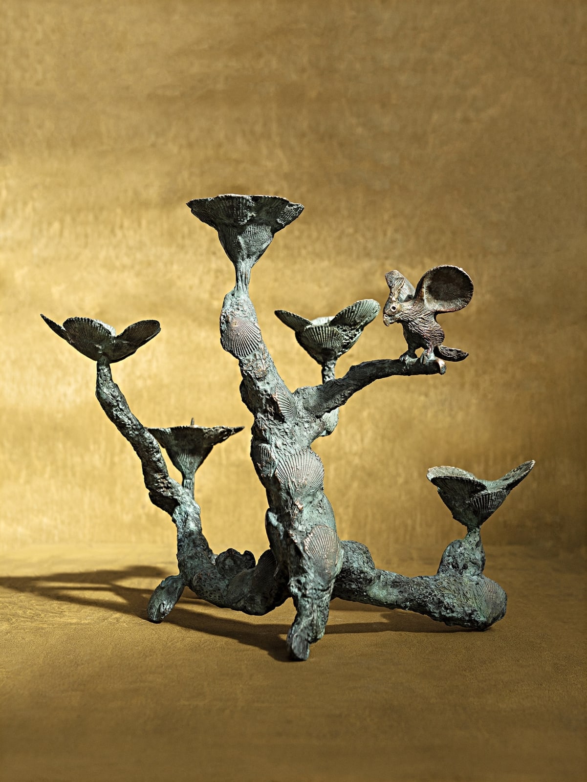 Richard Texier, Parrots Paradise Candelabra, 2020