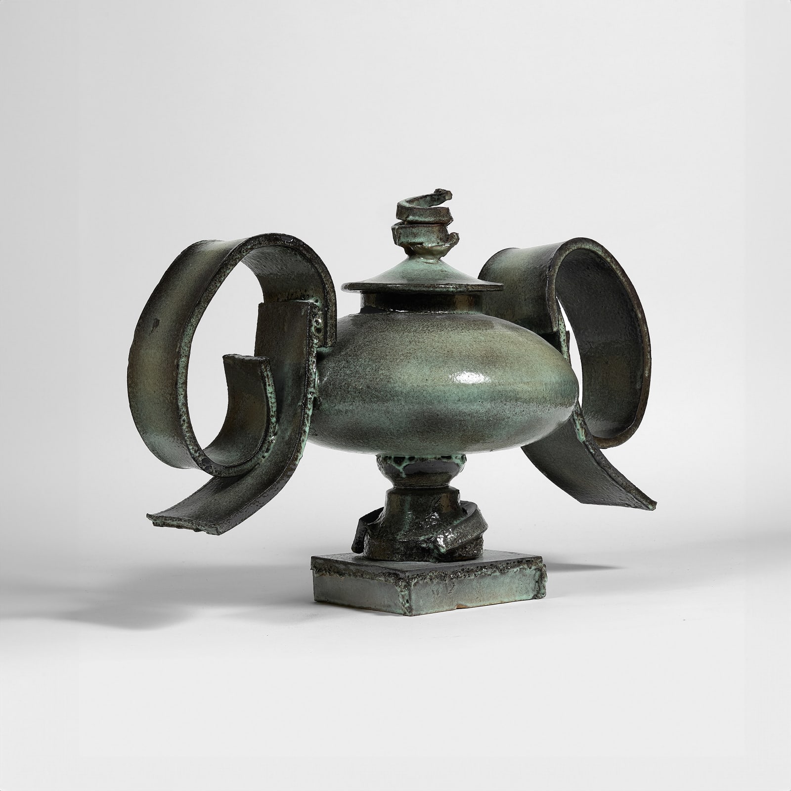 Giuseppe Ducrot, Untitled (Celadon Amphora Round XL), 2025
