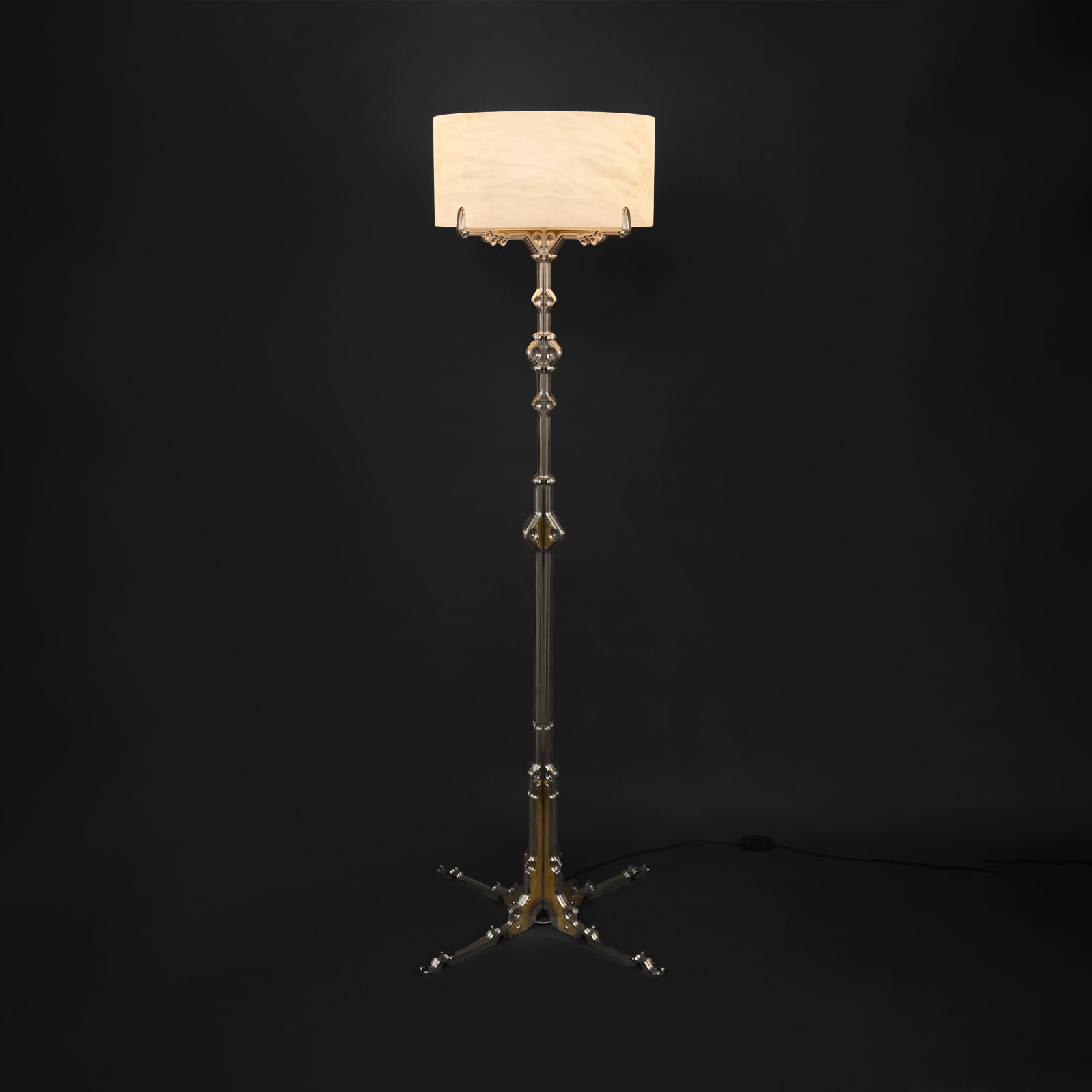 Erwan Boulloud, Alabaster Floor Lamp, 2024