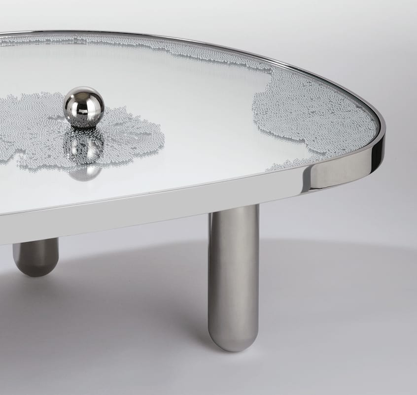 Hubert Le Gall, Frissons Steel Coffee Table, 2014