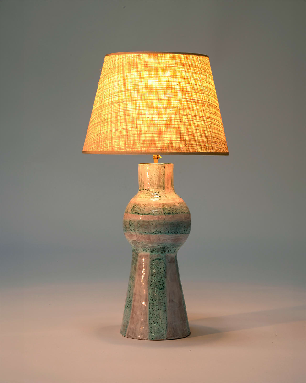 Alice Gavalet, Untitled (Pink & Blue Lamp), 2024