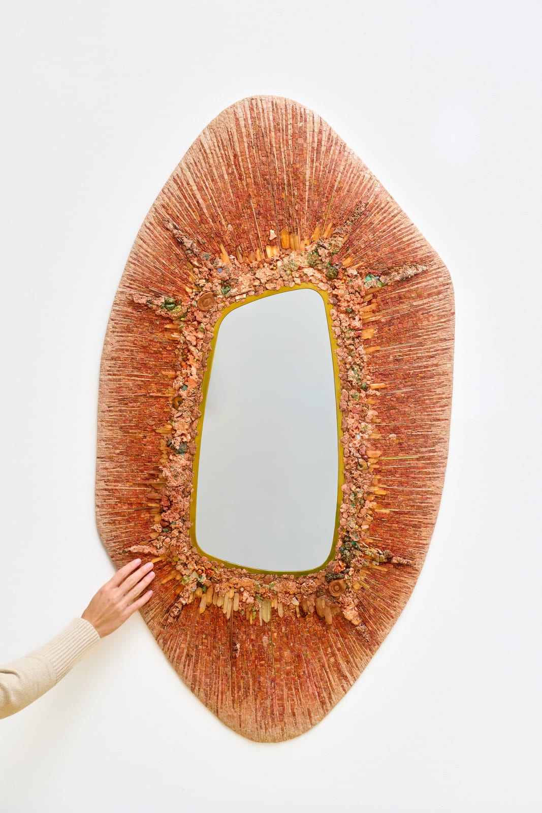 Béatrice Serre, Copper Skin Mirror, 2019
