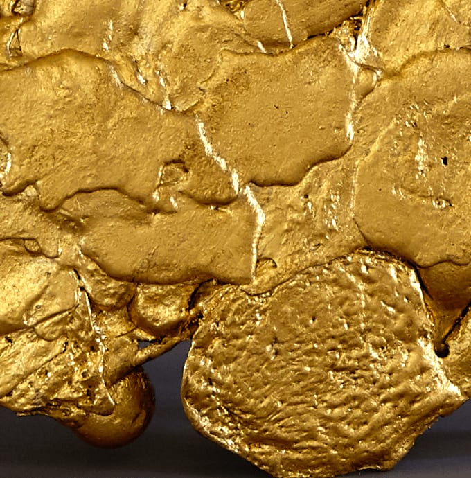 Hélène de Saint Lager, Déchiqueté Gold Mirror, 2021