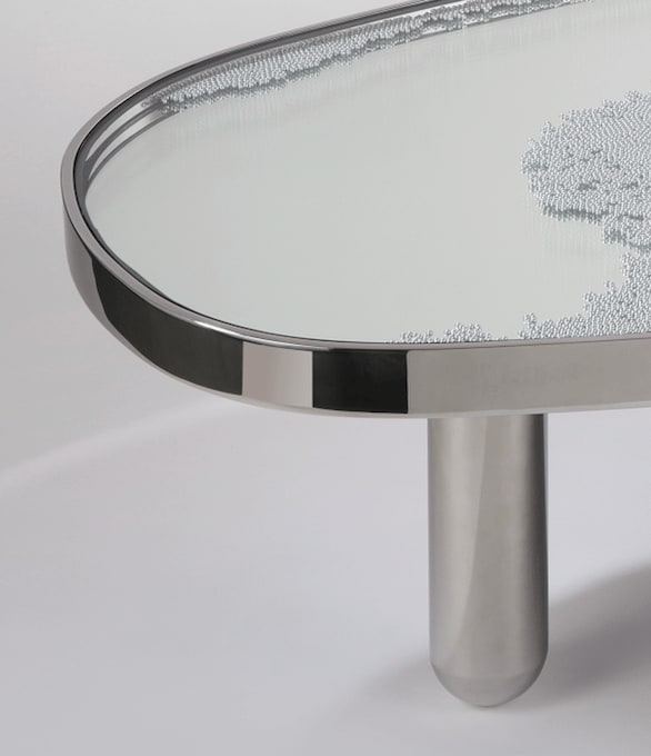 Hubert Le Gall, Frissons Steel Coffee Table, 2014