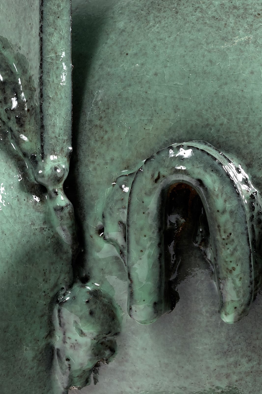 Giuseppe Ducrot, Untitled (Pair of Celadon Amphorae III), 2025