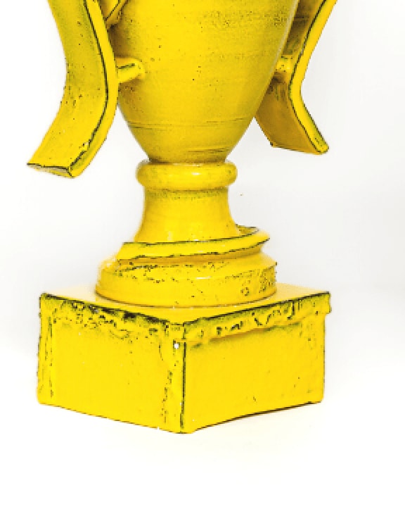 Giuseppe Ducrot, Pair of Yellow Amphorae, 2022