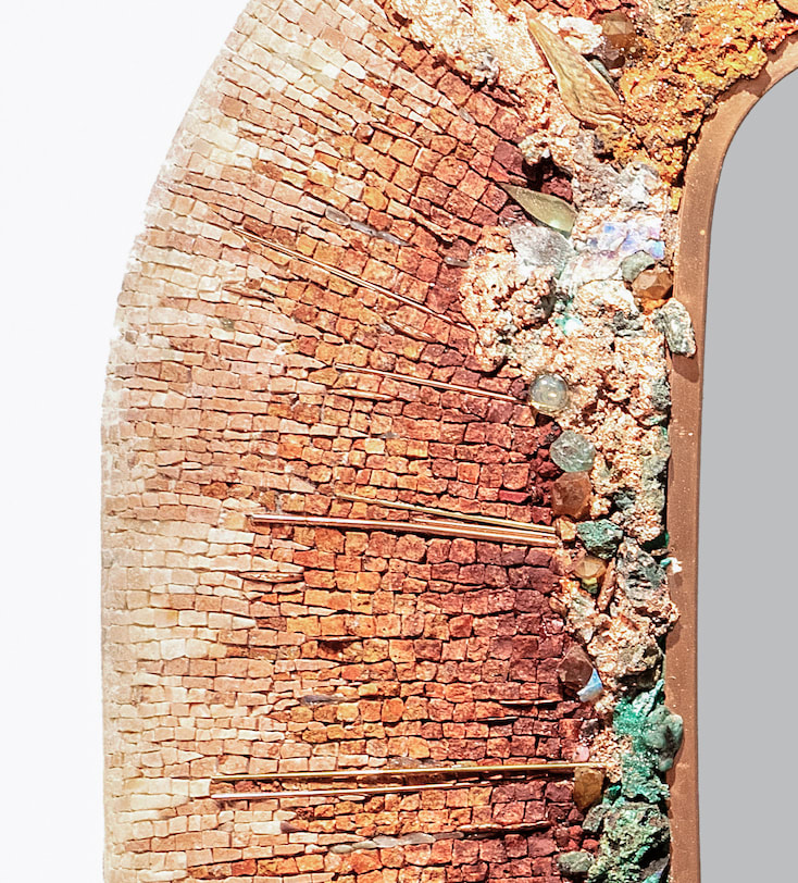 Béatrice Serre, Copper Skin Mirror, 2019