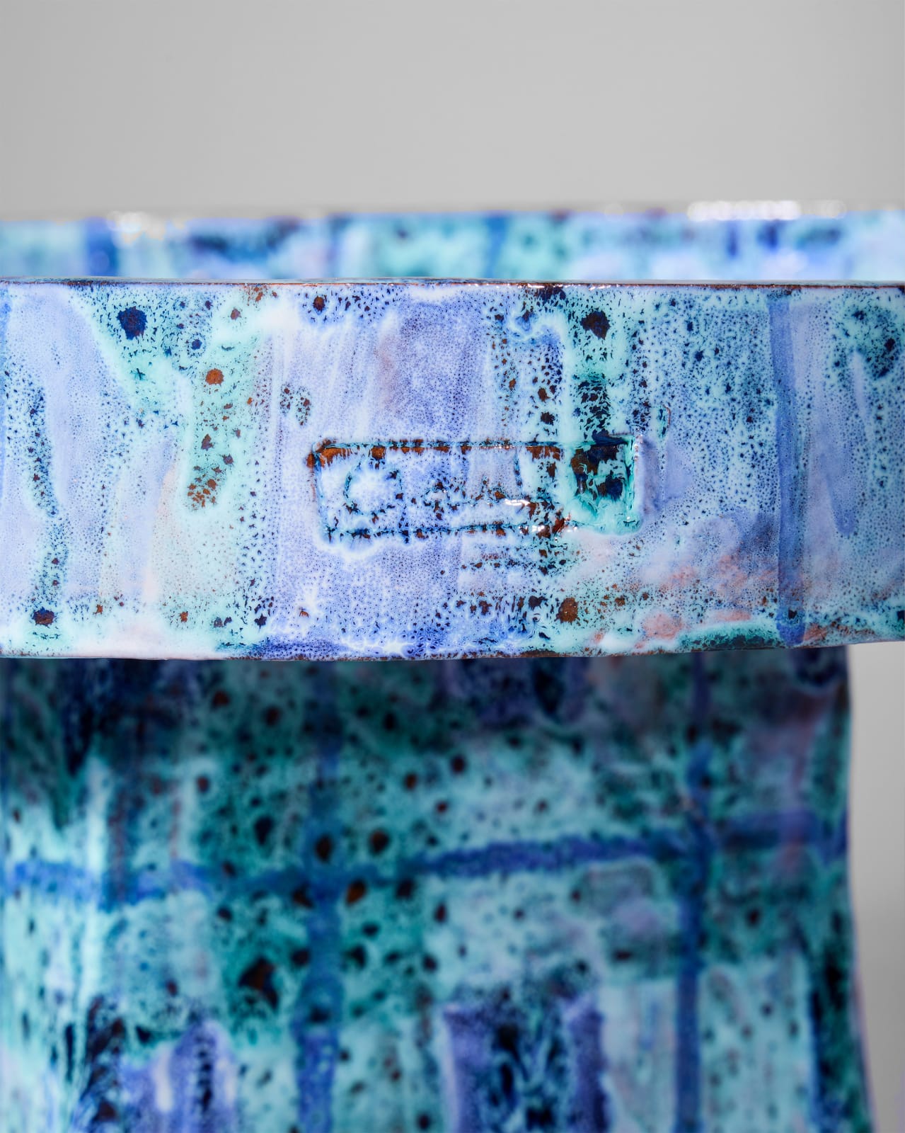 Alice Gavalet, Untitled (Pair of Blue Guéridons), 2024