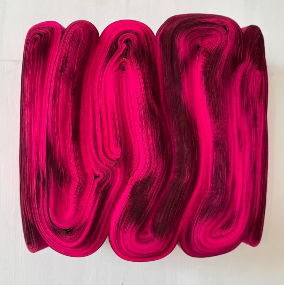 Jae Ko, Magenta on Black, 2025