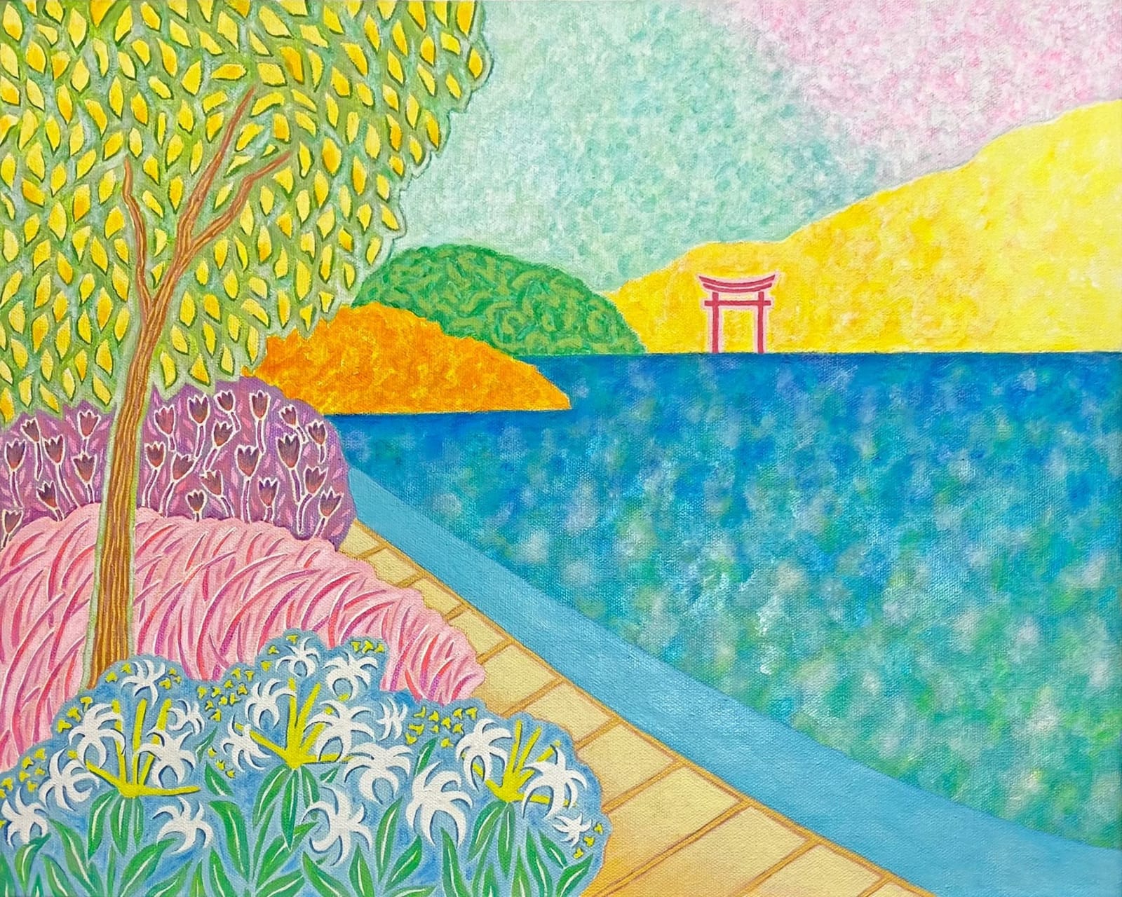 Curtis Chan 陳漢希, A breath beside Lake Ashi 《蘆之湖旁 · 吸一口氣》, 2024