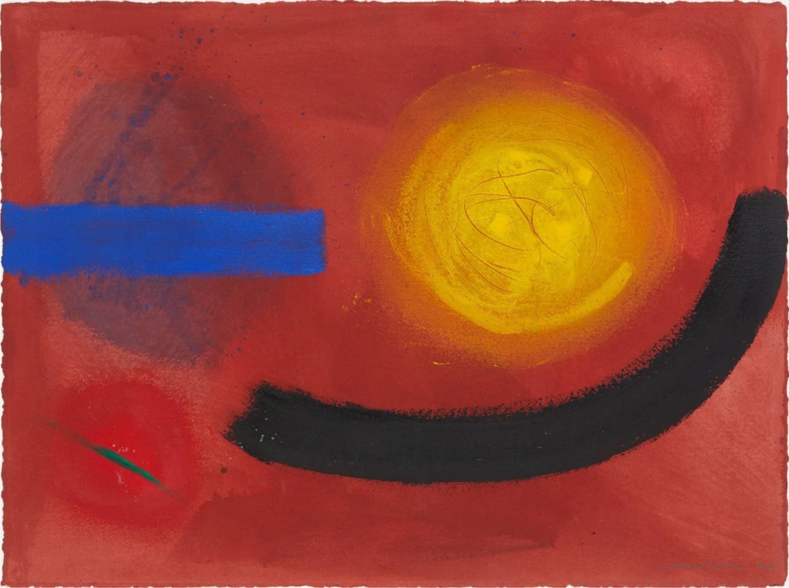 Wilhelmina Barns-Graham 威廉明娜.巴恩斯-格雷厄姆, Untitled (June)《無題》, 2000